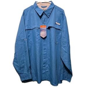 HABIT MEN'S SIZE XL BLUE UPF-40 LONG SLEEVE NEW WITH TAGS FISHING SHIRT 🔥